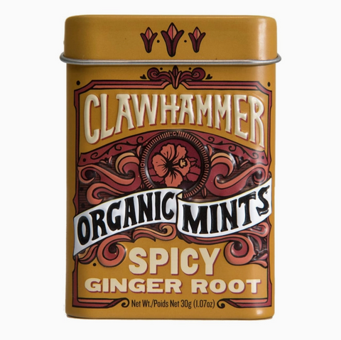 Clawhammer Organic Mints - Spicy Ginger Root
