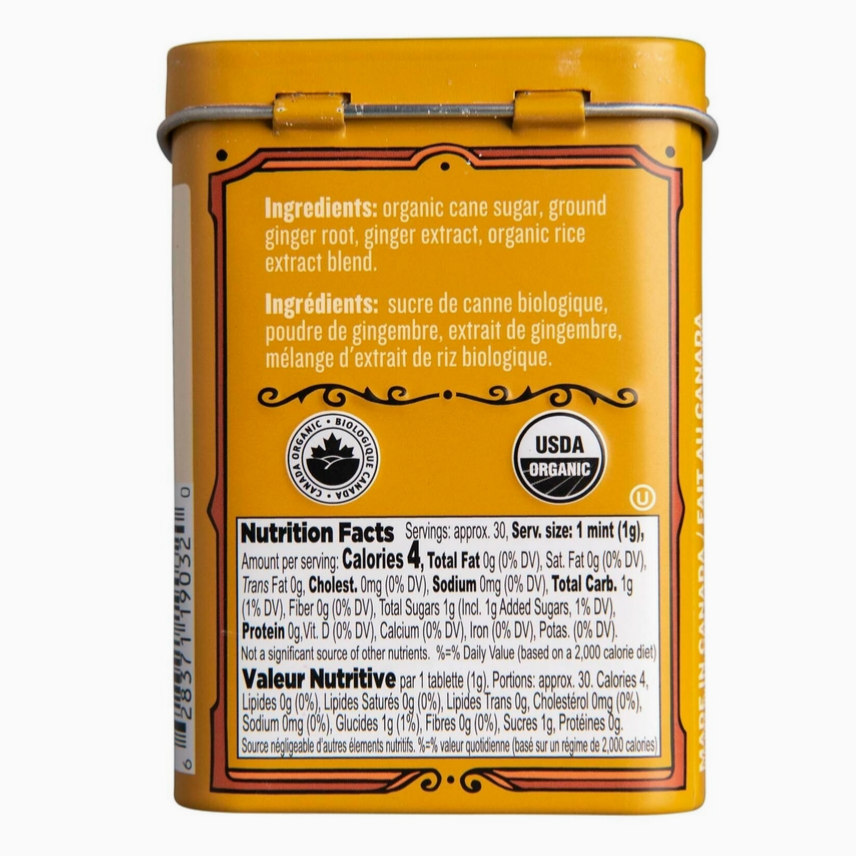 Clawhammer Organic Mints - Spicy Ginger Root