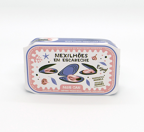 Miss Can Marinated Mussels in Escabeche Sauce