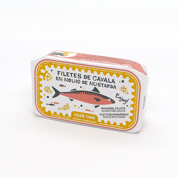 Miss Can Mackerel Fillets with Mustard Sauce