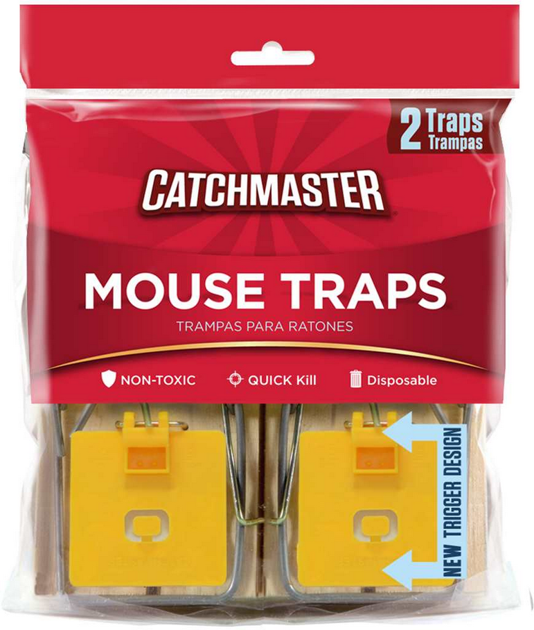 CATCHMASTER - SNAP TRAP MOUSE & RAT- 2PK