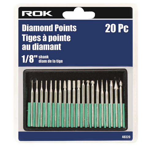 ROK - 20 PC DIAMOND POINTS ROK product_type art-noise.myshopify.com rok-20-pc-diamond-points