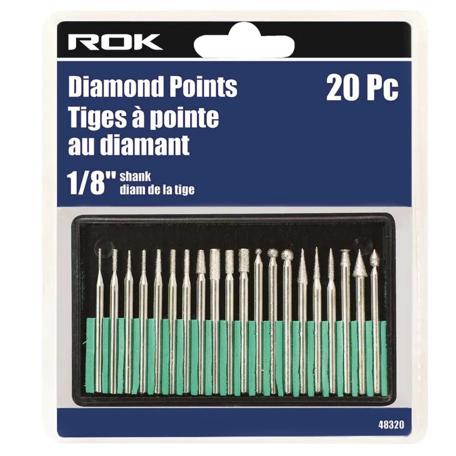 ROK - 20 PC DIAMOND POINTS ROK product_type art-noise.myshopify.com rok-20-pc-diamond-points ROK - 20 PC DIAMOND POINTS ROK  art-noise.myshopify.com rok-20-pc-diamond-points