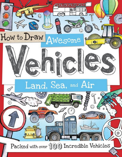How to Draw Awesome Vehicles Sourcebooks Drawing Books art-noise.myshopify.com how-to-draw-awesome-vehicles
