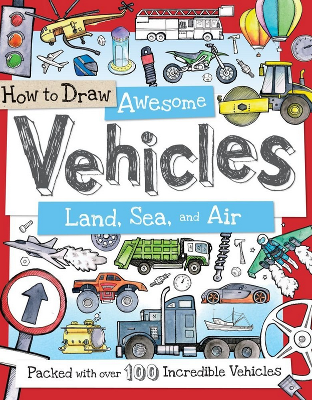 How to Draw Awesome Vehicles Sourcebooks Drawing Books art-noise.myshopify.com how-to-draw-awesome-vehicles