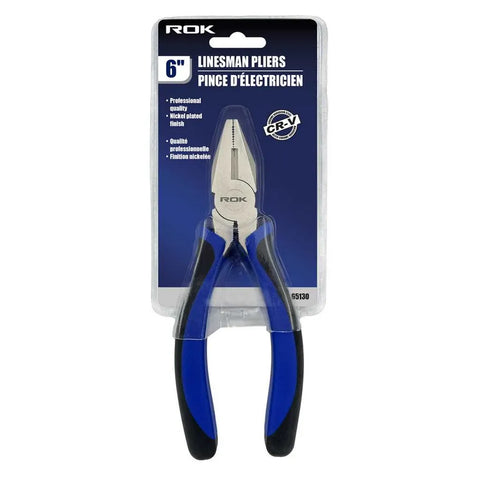 ROK - 6" LINESMAN PLIER ROK Linesman Pliers art-noise.myshopify.com rok-6-linesman-plier ROK - 6" LINESMAN PLIER ROK Linesman Pliers art-noise.myshopify.com rok-6-linesman-plier