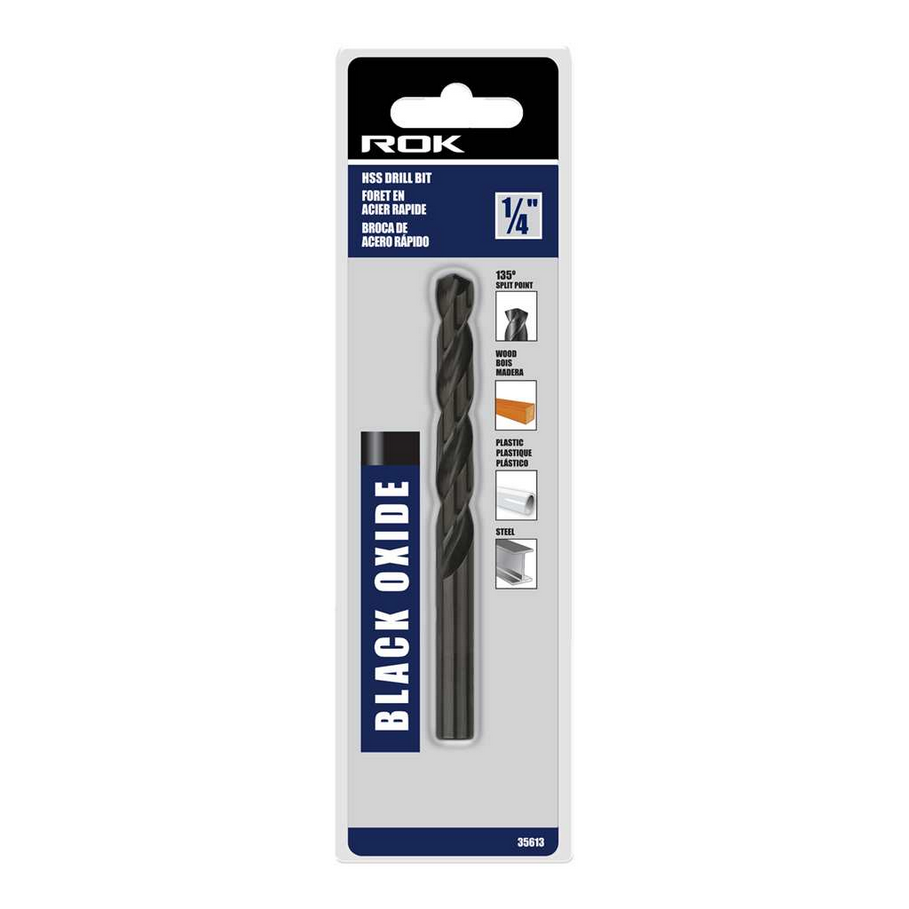ROK - DRILL BIT HSS 1/4"