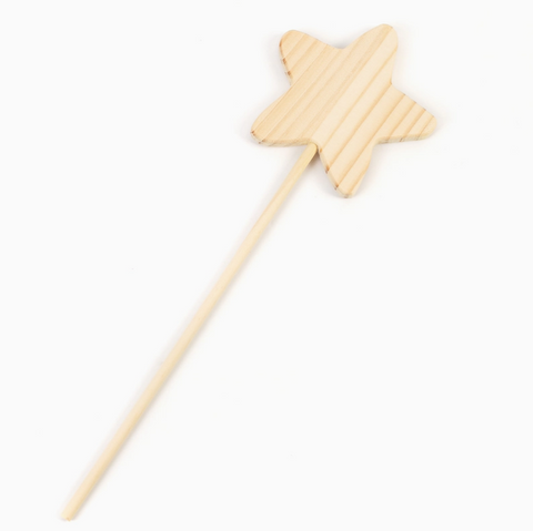 Wooden Star Wand