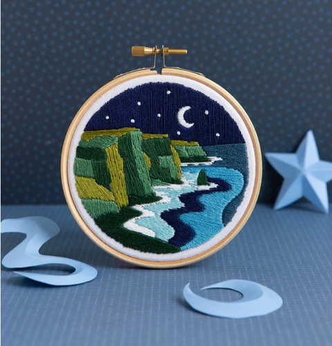 Hawthorn Handmade - Celtic Cliffs Mini Embroidery Kit