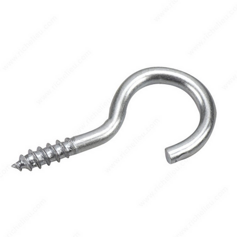 Screw Hook with Lag Thread - 1 3/8" - Zinc