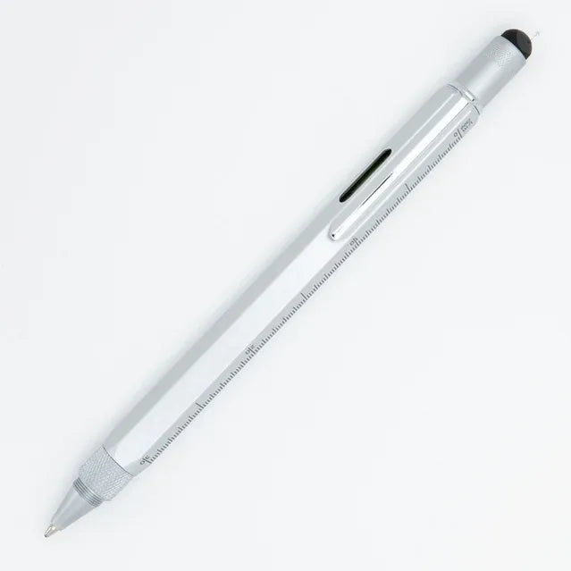 Silver pen on a white background Monteverde Tool Ballpoint Pen Monteverde Ballpoint Pen art-noise.myshopify.com monteverde-tool-ballpoint-pen Monteverde Tool Ballpoint Pen Monteverde Ballpoint Pen art-noise.myshopify.com monteverde-tool-ballpoint-pen