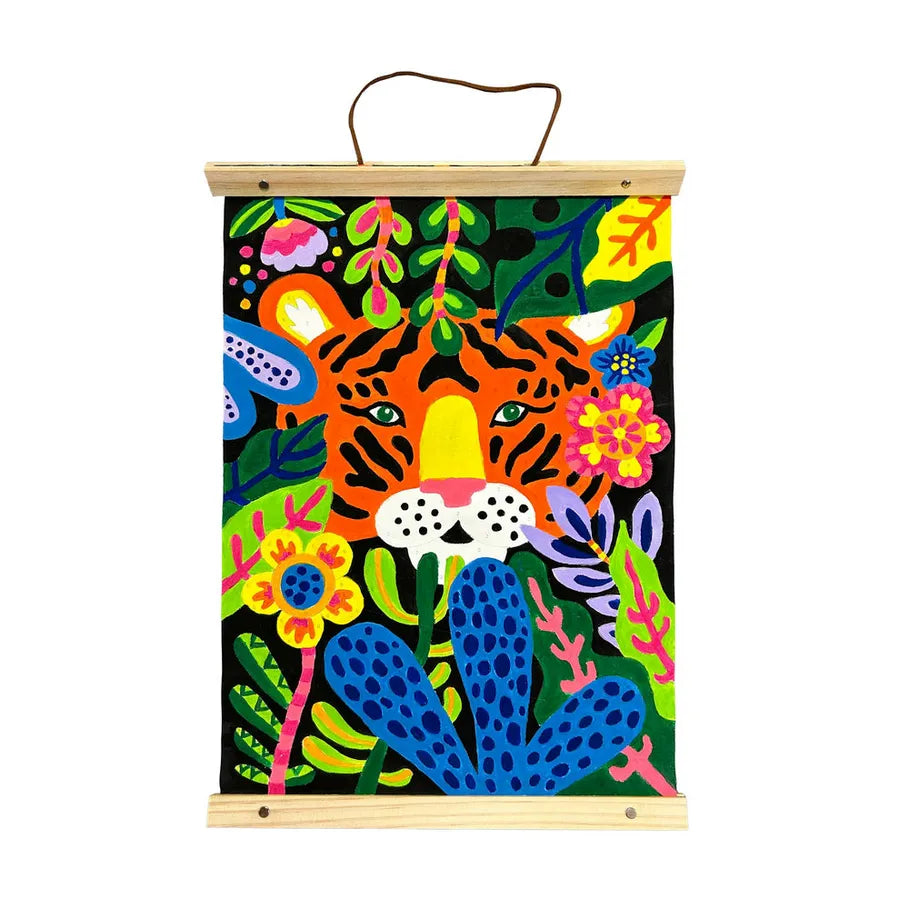  OOLY Paintology: Paint-By-Number Canvas Kit- Tiger Eye OOLY Paint by Numbers art-noise.myshopify.com ooly-paintology-paint-by-number-canvas-kit-tiger-eye