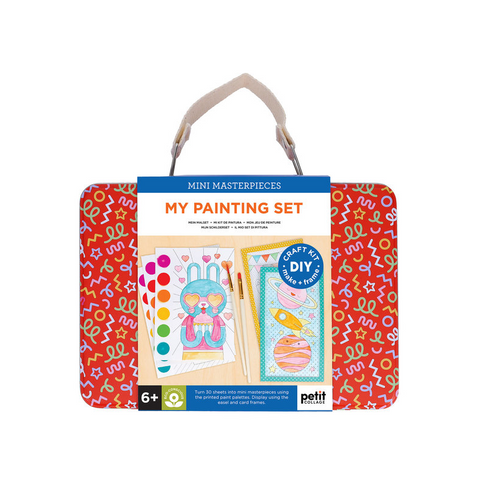 Mini Masterpieces My Painting Set Petit Collage Kids Painting Kit art-noise.myshopify.com mini-masterpieces-my-painting-set