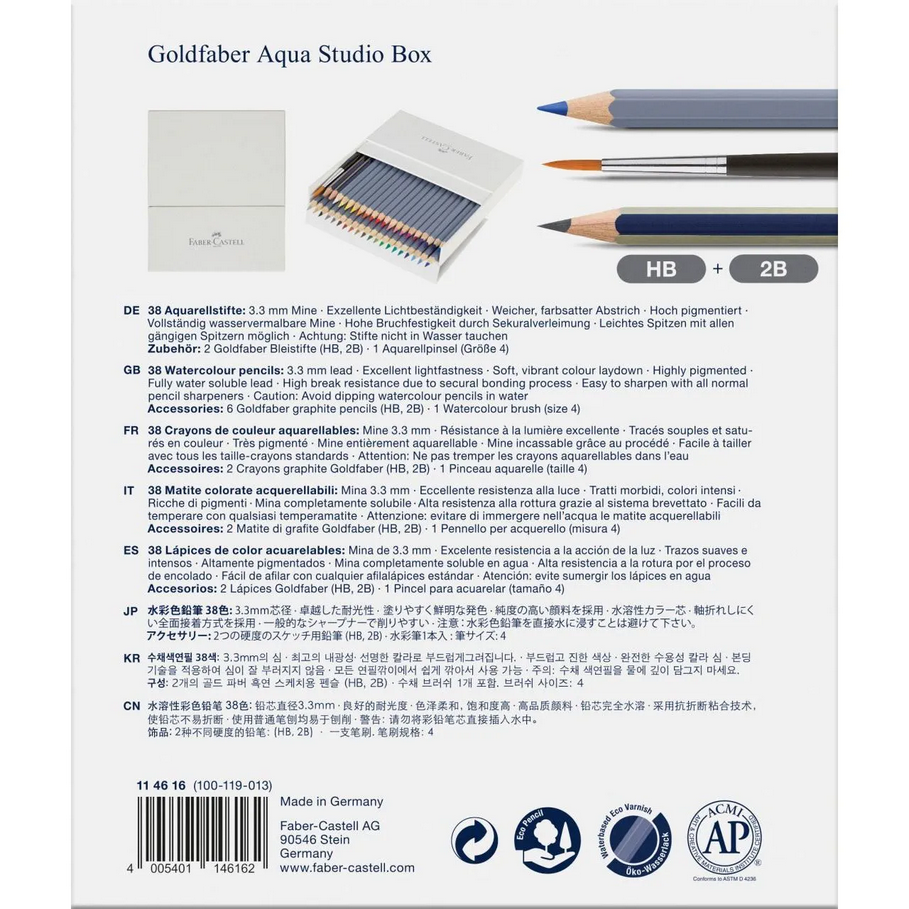Goldfaber Aqua Watercolour Pencil Studio Box Set
