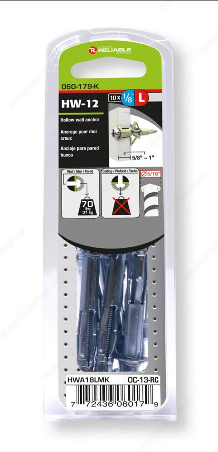 Reliable - Hollow Wall Anchor - 2 1/4 in Reliable Hollow Wall Anchor art-noise.myshopify.com reliable-hollow-wall-anchor-2-1-4-in Reliable - Hollow Wall Anchor - 2 1/4 in Reliable Hollow Wall Anchor art-noise.myshopify.com reliable-hollow-wall-anchor-2-1-4-in