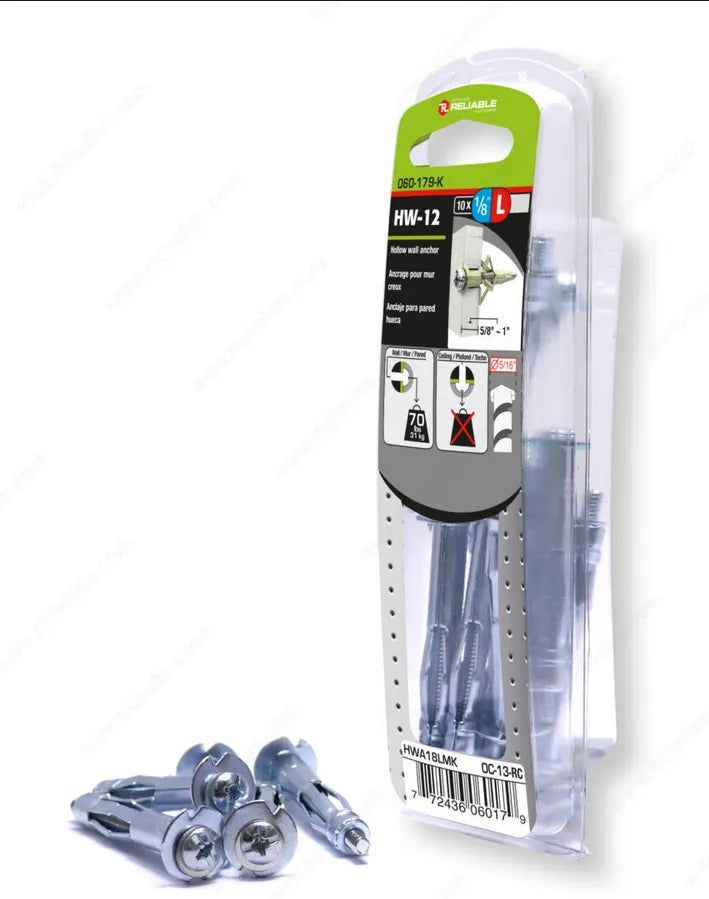 Reliable - Hollow Wall Anchor - 2 1/4 in Reliable Hollow Wall Anchor art-noise.myshopify.com reliable-hollow-wall-anchor-2-1-4-in Reliable - Hollow Wall Anchor - 2 1/4 in Reliable Hollow Wall Anchor art-noise.myshopify.com reliable-hollow-wall-anchor-2-1-4-in