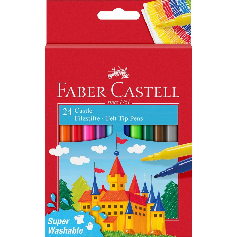 Faber-Castell Standard Markers Box of 24 Faber-Castell Bullet Tip Markers art-noise.myshopify.com faber-castell-standard-markers-box-of-24