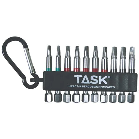  Task - IMPACT Carabiner Clip, Asorted Robertson Bits Task Drill Bit Set art-noise.myshopify.com task-impact-carabiner-clip-asorted-robertson-bits