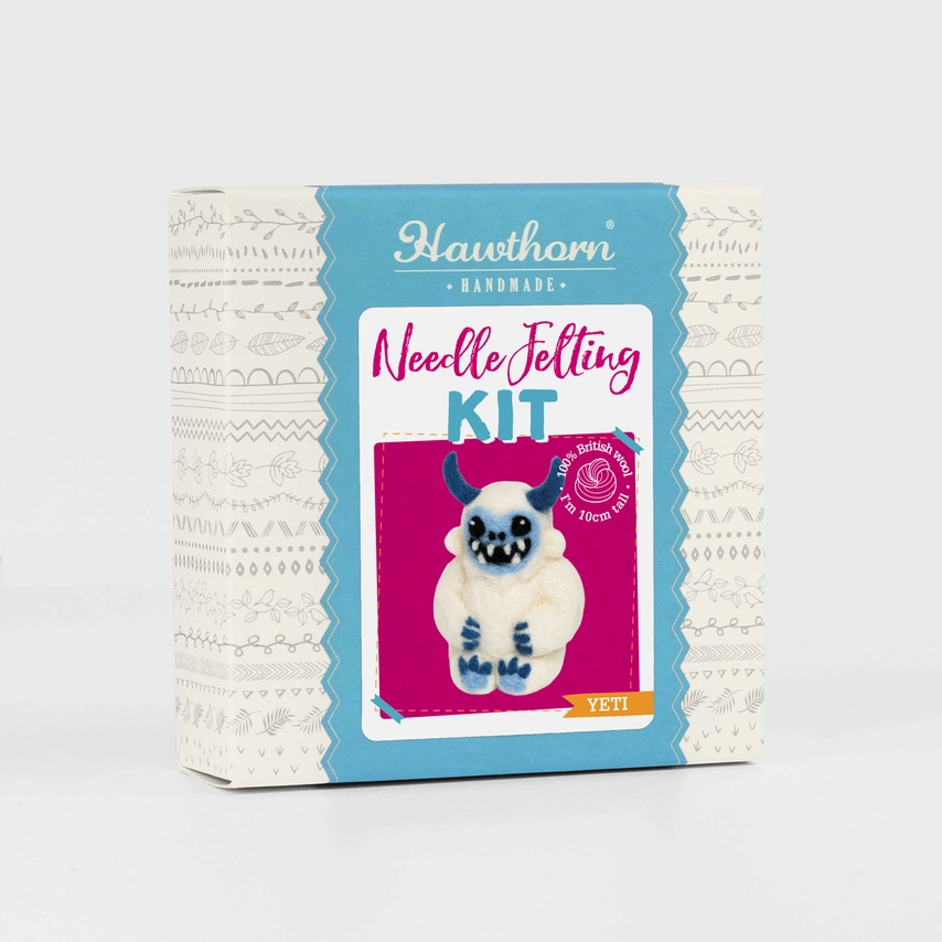 Hawthorn Handmade - Yeti Mini Needle Felting Kit