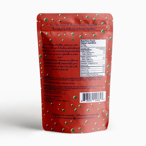 Red packaging with decorative elements on a white background Christmas Mix - Gummy Candies La boîte à bonbons Gummy Candies art-noise.myshopify.com christmas-mix-gummy-candies Christmas Mix - Gummy Candies La boîte à bonbons Gummy Candies art-noise.myshopify.com christmas-mix-gummy-candies