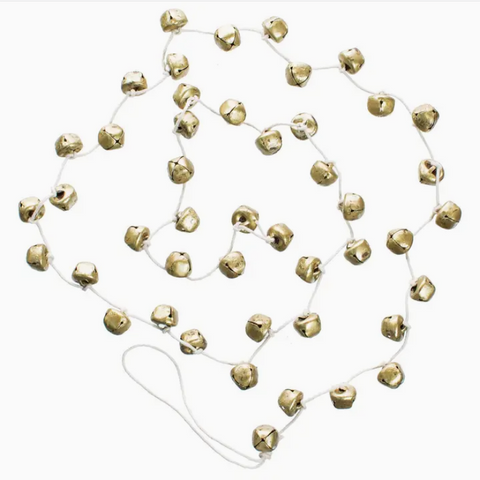 Gold Jingle Bell Garland