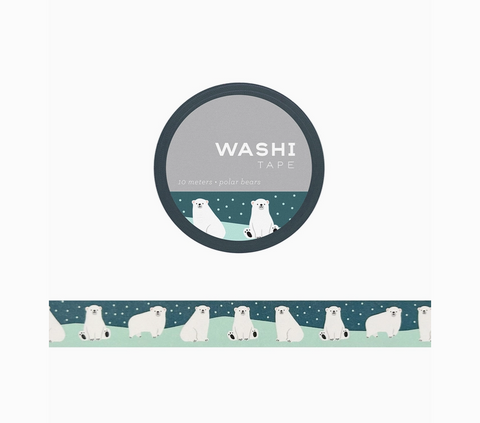 Girl of All Work - Polar Bears Washi Tape