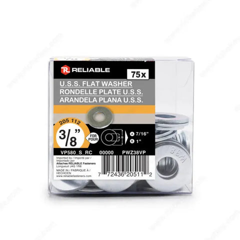 Reliable - Flat Washer (USS) -Zinc - 3/8 in Reliable Flat Washer art-noise.myshopify.com reliable-flat-washer-uss-zinc-3-8-in Reliable - Flat Washer (USS) -Zinc - 3/8 in Reliable Flat Washer art-noise.myshopify.com reliable-flat-washer-uss-zinc-3-8-in