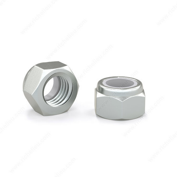 Reliable - Hex Lock Nut with Nylon Insert - 3/8 in