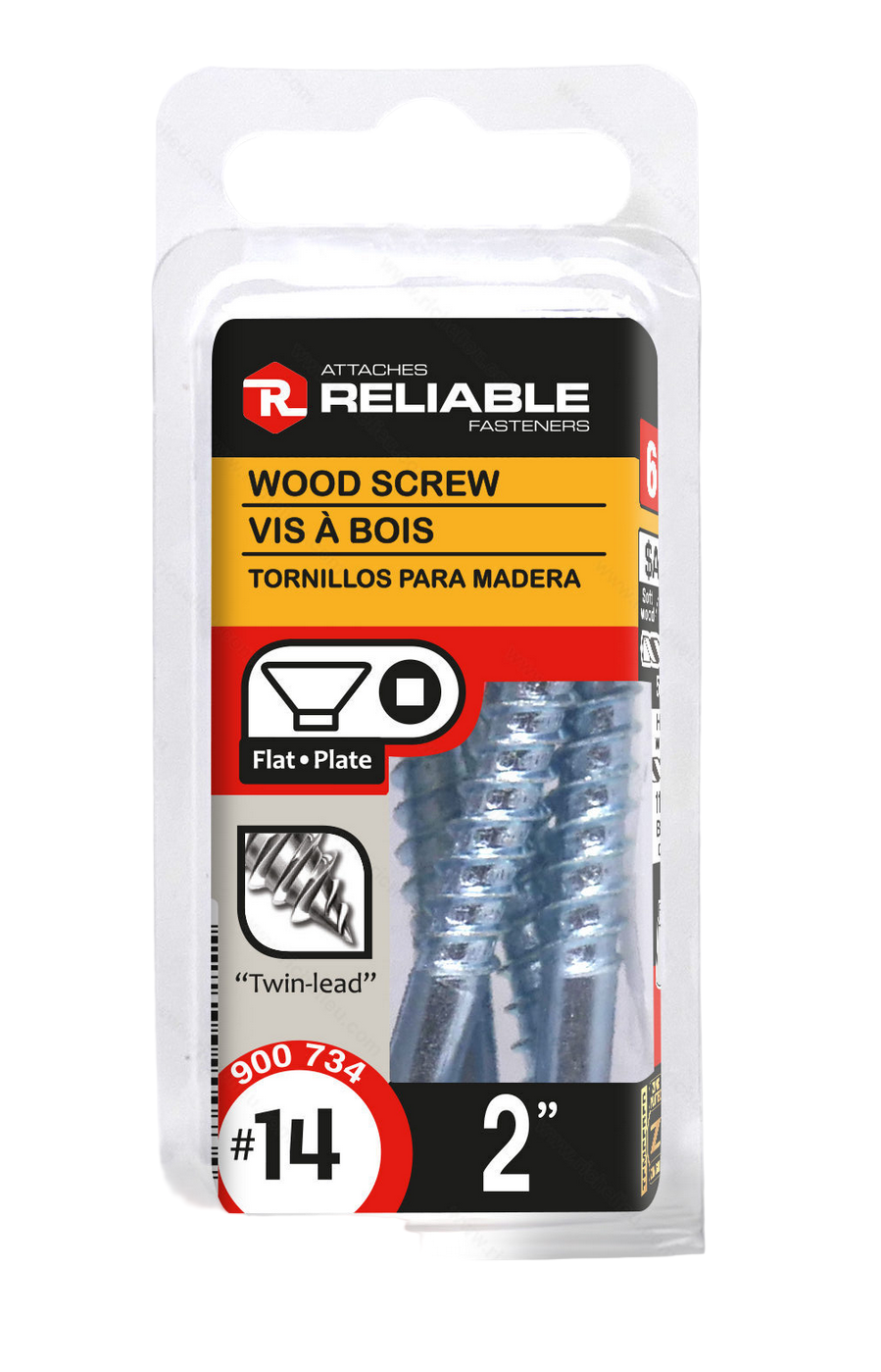 Reliable - Wood Screw - #14 - 3/16 in Reliable Wood Screw art-noise.myshopify.com reliable-wood-screw-14-3-16-in-2