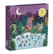  Merry Moonlight Skaters 500 Piece Foil Puzzle Galison Mudpuppy Puzzle art-noise.myshopify.com merry-moonlight-skaters-500-piece-foil-puzzle