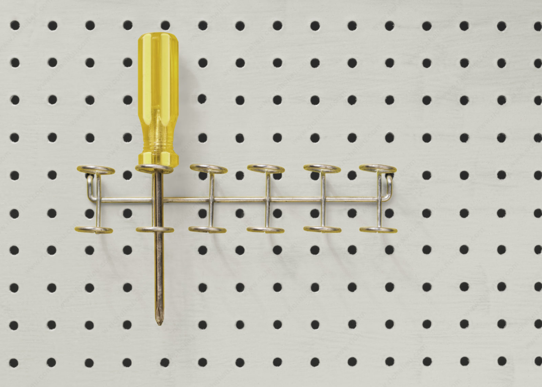 Multiple Tool Holder for Pegboard