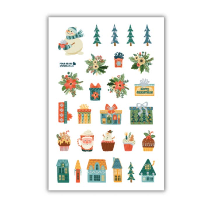 Four Bears Sticker Club - Seasonal Splendour