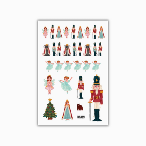 Four Bears Sticker Club Nutcracker Magic