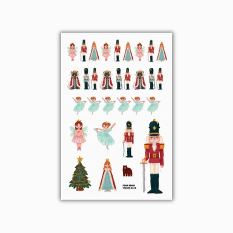  Four Bears Sticker Club Nutcracker Magic Four Bears Sticker Club  art-noise.myshopify.com four-bears-sticker-club-nutcracker-magic
