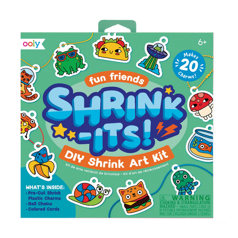 OOLY Shrink-Its!: D.I.Y. Shrink Art Kit - Fun Friends