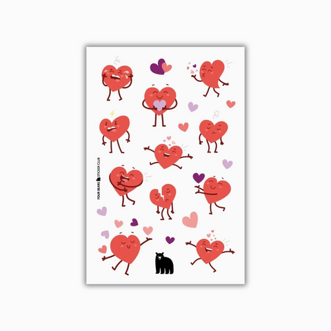 Four Bears Sticker Club - Have a Heart