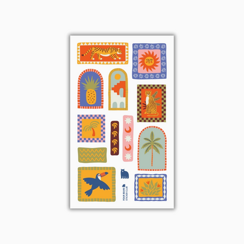 Four Bears Sticker Club - Jungle Vibes