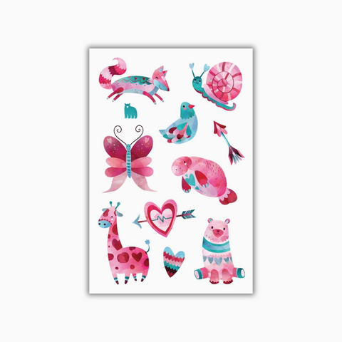 Four Bears Sticker Club - Love Animals