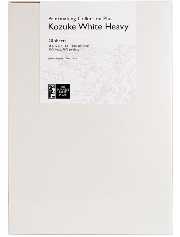 Printmaking Collection Plus - 20 Kozuke White Heavy (Sized) MM