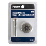 ROK - 2 PC DIAMOND CUTTING WHEELS