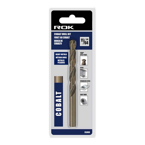 ROK - DRILL BIT COBALT 11/64"