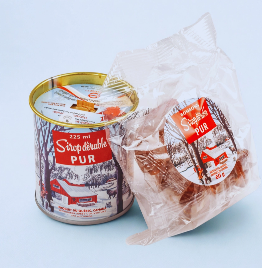 Mini Maple Syrup Candle + Candy Gift