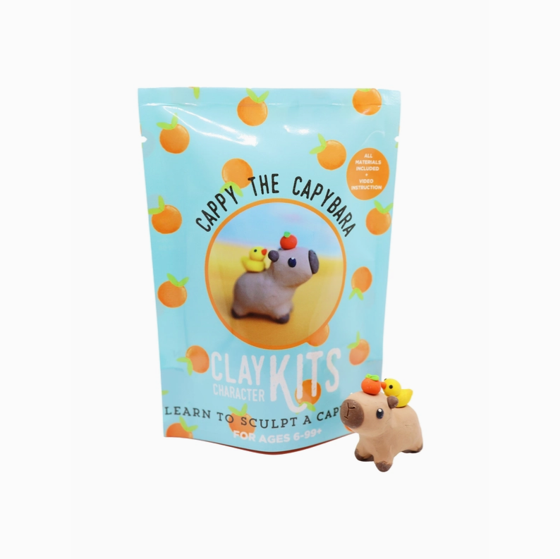 Cappy the Capybara DIY Polymer Clay Kit