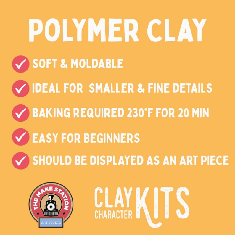 Potted Panda DIY Polymer Clay Kit