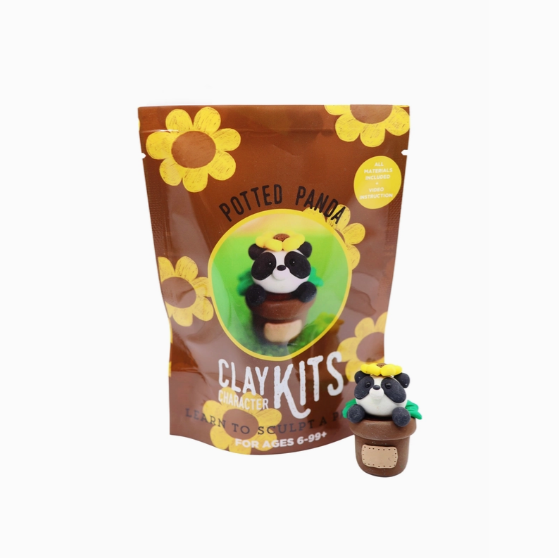 Potted Panda DIY Polymer Clay Kit