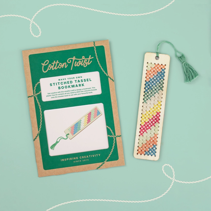 Make Your Own Stitched Tassel Bookmark