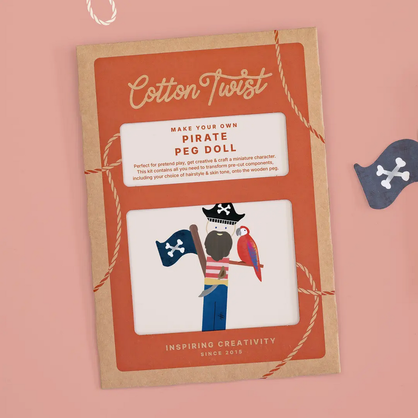 Make Your Own Pirate Peg Doll
