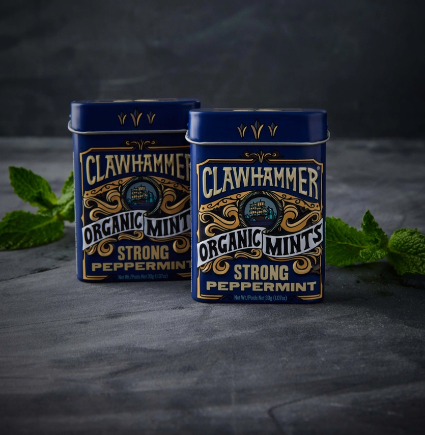 Clawhammer Certified Organic Mints - Strong Peppermint
