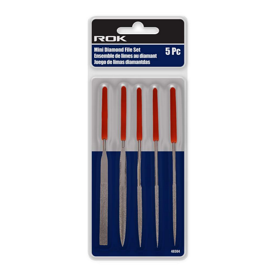 ROK - 5 PC MINI DIAMOND FILE SET