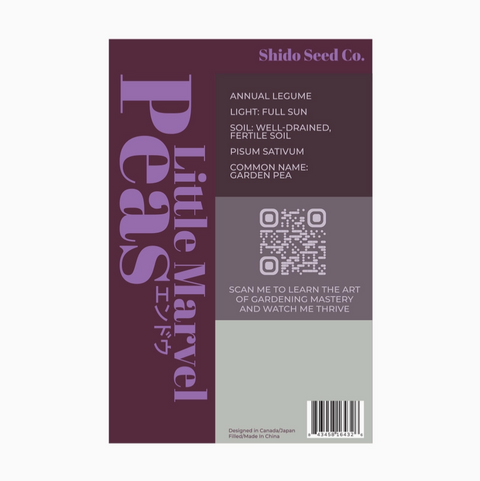 Shido Seeds Little Marvel Peas